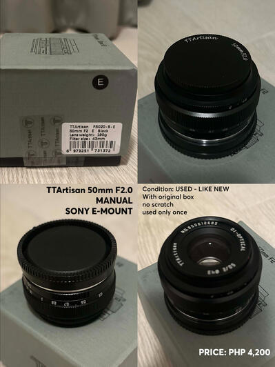 TTArtisan 50mm F2